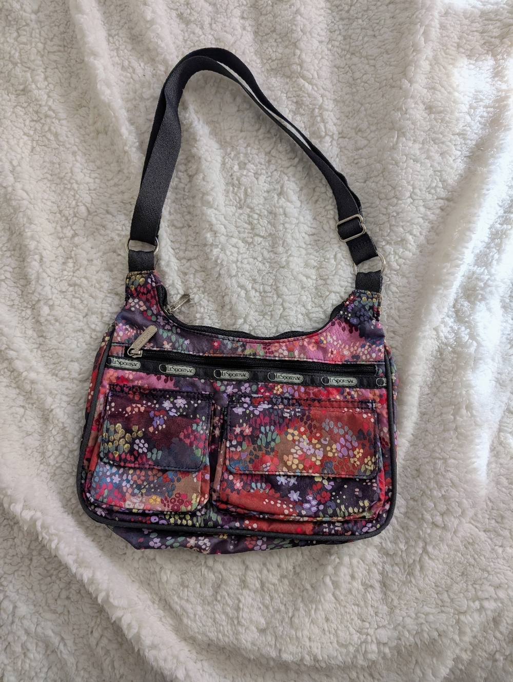 Lesportsac Floral Crossbody Shoulder Bag
